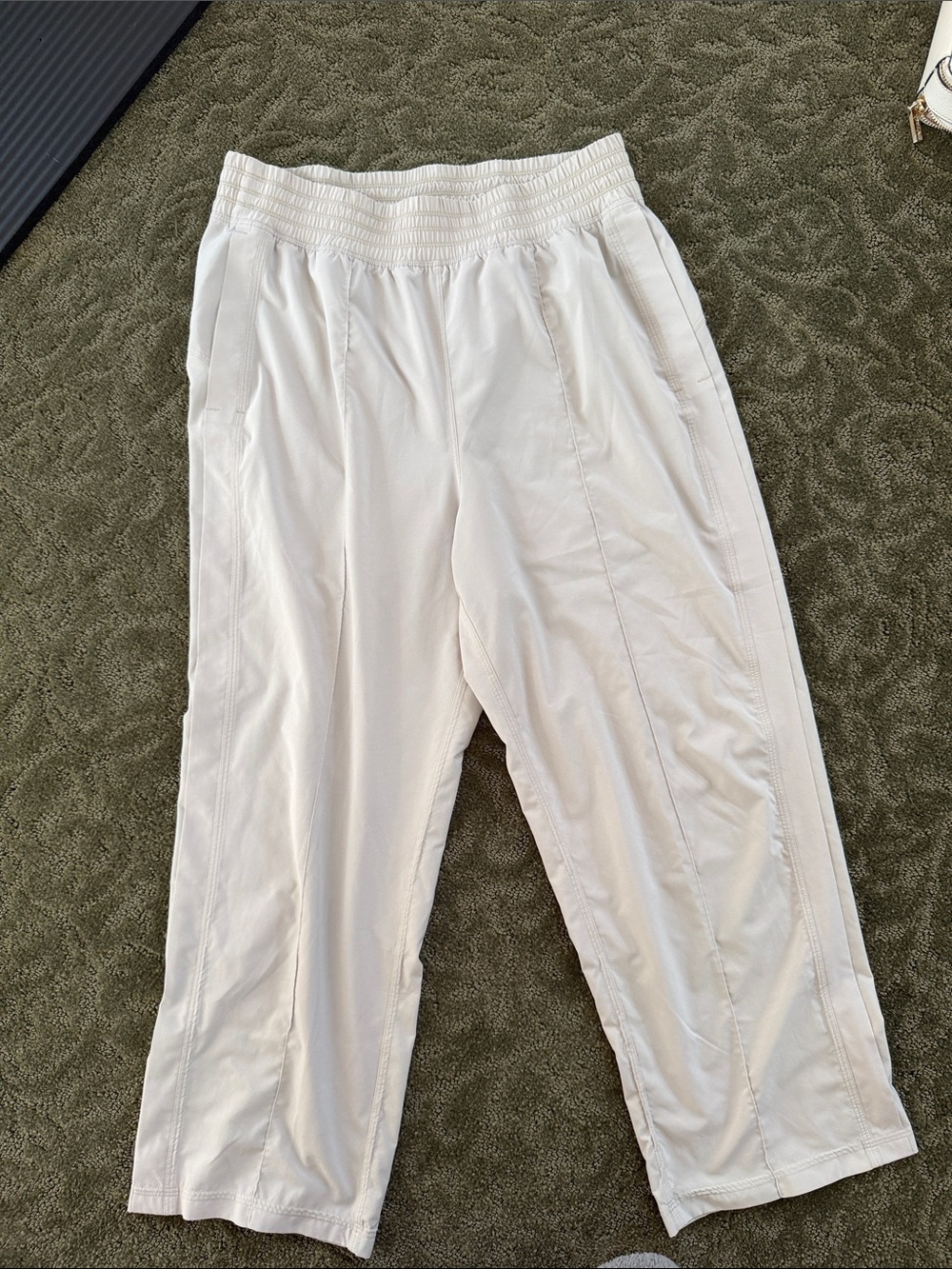 lululemon athletica Kids Cream Elastic-Waist Joggers